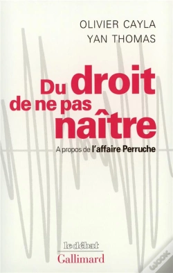 Capa do artigo Du Droit De Ne Pas Naître : À Propos De L'Affaire Perruche