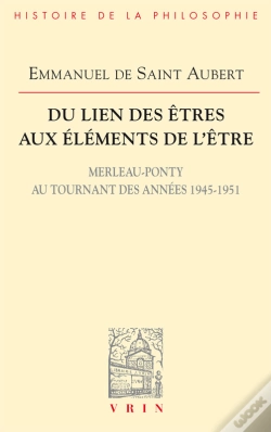 Capa do artigo Du Lien Des Êtres Aux Éléments De L'Être