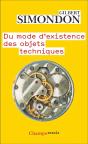Du Mode D'Existence Des Objets Techniques - Preview