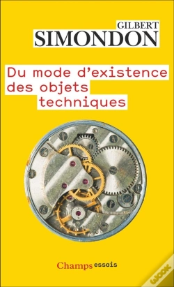 Capa do artigo Du Mode D'Existence Des Objets Techniques