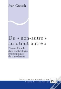Capa do artigo Du Non Autre Au Tout Autre