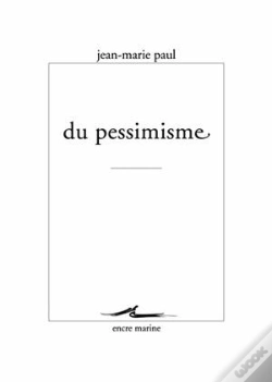 Capa do artigo Du Pessimisme