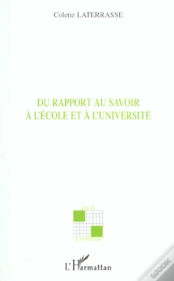 Capa do artigo Du Rapport Au Savoir A L'Ecole Et A L'Universite