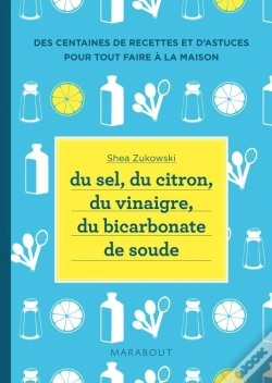 Capa do artigo Du Sel, Du Citron, Du Vinaigre, Du Bicarbonate. 250 Recettes Naturelles Pour La Maison.