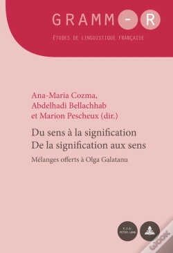 Capa do artigo Du Sens À La Signification / De La Signification Aux Sens