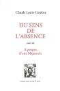 Du Sens De L'Absence ; A Propos D'Une Majuscule - Preview