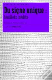 Capa do artigo Du Signe Unique ; Feuillets Inédits