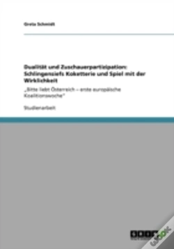 Capa do artigo Dualitaã‚Â¤T Und Zuschauerpartizipation