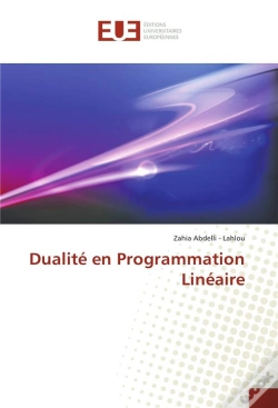 Capa do artigo Dualite En Programmation Lineaire