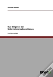 Capa do artigo Due Diligence Bei Unternehmensakquisitionen