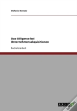 Capa do artigo Due Diligence Bei Unternehmensakquisitionen