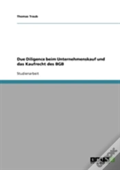 Capa do artigo Due Diligence Beim Unternehmenskauf Und