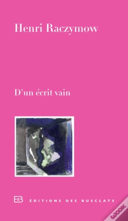Capa do artigo D'Un Écrit-Vain