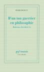 D'Un Ton Guerrier En Philosophie ; Habernas, Derrida & Co - Preview