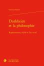 Durkheim Et La Philosophie - Representation, Realite Et Lien Social - Preview