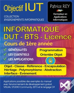 Capa do artigo Dut Informatique Programmation Orientee Objet En C Tome 6