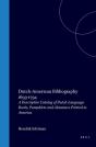 Dutch-American Bibliography, 1693-1794 - Preview