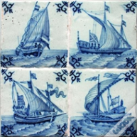 Dutch Ship Tiles