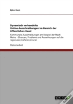 Capa do artigo Dynamisch Verhandelte Online-Ausschreibungen Im Bereich Der Aã‚Â¶Ffentlichen Hand