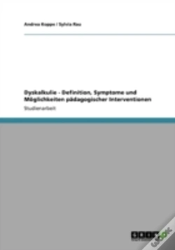 Capa do artigo Dyskalkulie - Definition, Symptome Und Maã‚Â¶Glichkeiten Paã‚Â¤Dagogischer Interventionen