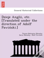 Capa do artigo Dzieje Anglii, Etc. (Translated Under Th