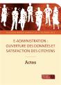 E-Administration ; Ouverture Des Données Et Satisfaction Des Citoyens - Preview