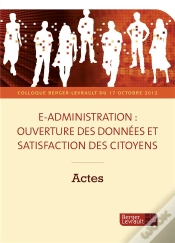 Capa do artigo E-Administration ; Ouverture Des Données Et Satisfaction Des Citoyens