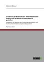 E-Learning An Hochschulen - Eine Theoretische Analyse Um Effektive Lernprozesse Zu Gestalten - Preview