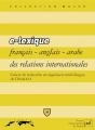 E-Lexique Français-Anglais-Arabe Des Relations Internationales - Preview