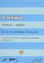 E-Lexique Français/Anglais De La  Vie Politique Française - Preview
