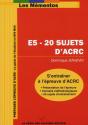 E5- 20 Sujets D'Acrc - Preview
