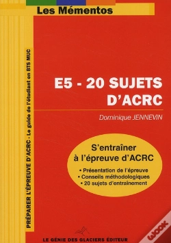 Capa do artigo E5- 20 Sujets D'Acrc