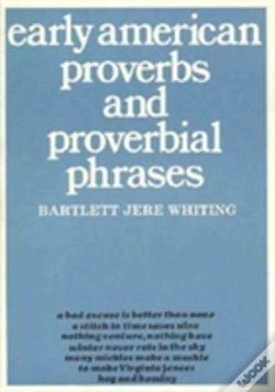 Capa do artigo Early American Proverbs And Proverbial Phrases