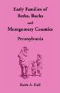 Early Families Of Berks, Bucks And Montg - Preview