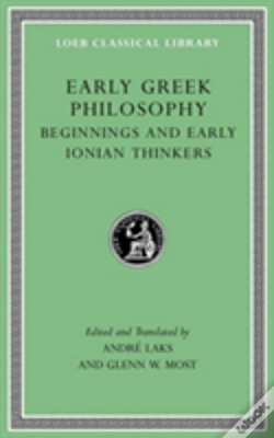 Capa do artigo Early Greek Philosophy, Volume I