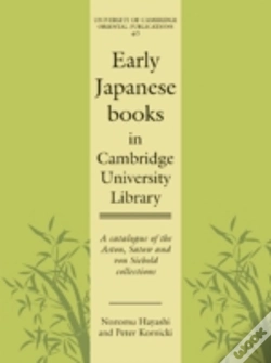 Capa do artigo Early Japanese Books In Cambridge University Library