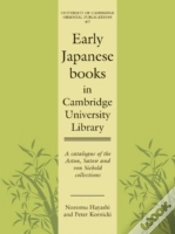 Capa do artigo Early Japanese Books In Cambridge University Library