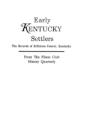 Early Kentucky Settlers - Preview