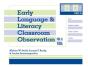 Early Language And Literacy Classroom Observation - Preview