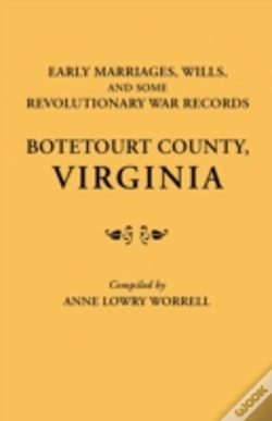 Capa do artigo Early Marriages, Wills, And Some Revolutionary War Records