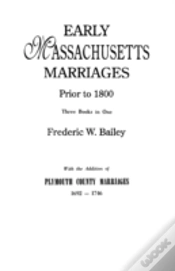 Capa do artigo Early Massachusetts Marriages