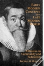 Capa do artigo Early Modern Concepts For A Late Modern World