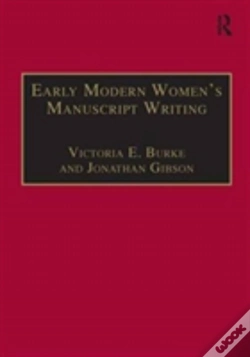 Capa do artigo Early Modern Women'S Manuscript Writing