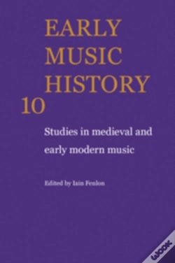 Capa do artigo Early Music History: Volume 10
