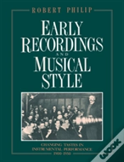 Capa do artigo Early Recordings And Musical Style