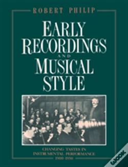 Capa do artigo Early Recordings And Musical Style