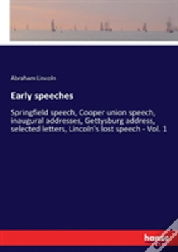 Capa do artigo Early Speeches