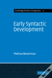 Capa do artigo Early Syntactic Development