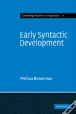 Capa do artigo Early Syntactic Development