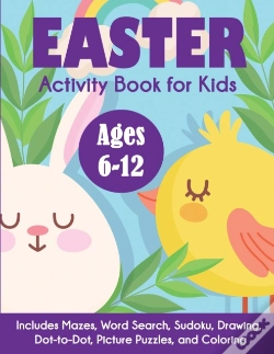Capa do artigo Easter Activity Book For Kids: Ages 6-12